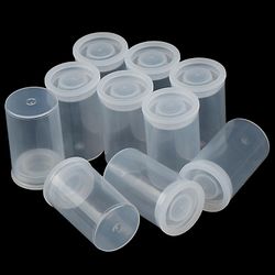 Uclac 10Pcs Plast Tom flaske Roll Film Case Box Seal Fiske agn Kan Container Hvit
