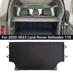 Bil bakre bagasjerom gardin lastedeksel oppbevaringsposenett for 2020-2023 Land Rover Defender 110 Stowing Tidying Auto tilbehør