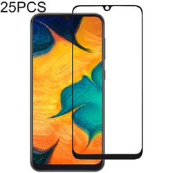 JVY 25 stk fuld lim fuld cover cover Protector hærdet glas film til Galaxy A30 &A50 &M30 &A40S