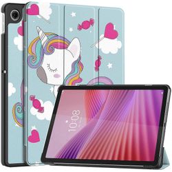Lenovo Tab TB311FU Pro -kotelolle Pattern Print Nahkajalusta Tabletin kansi Monivärinen Horse