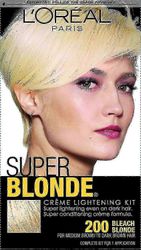 L'oreal Paris Super Blonde Creme -vaalennussarja, 200 valkaisublondi, 1 sarja