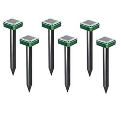 6 kpl ulkona aurinko ultraääni tärinä repeller käärme repeller mooli elektroninen käärme repeller puutarhapihalle jne