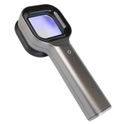 Woods-lampun ihoanalysaattori kannettava salonki-kauneusanalysaattori UV Woods -lamppu ihonhoitoon, analysointiin, testaukseen HarmaaMusta