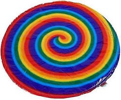 Ilmatäytteiset lentävät levyt, ilmatäytteinen ripustettava lentävä kiekko taitettava lento lapsille Koko perheen urheilupeli