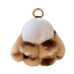 Kani Pehmo Avaimenperä Reppu Charm Lahja Vaalea Khaki