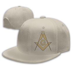 Bricks Masons Kompas & firkant g frimurersymbol baseball kasket Khaki One