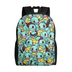 Squirtle Monipuolinen reppu Pestävä rento tyyli Koulun opiskelijareppu Trendikäs Oxford Kangas Tietokonelaukku Unisex-hjka3945