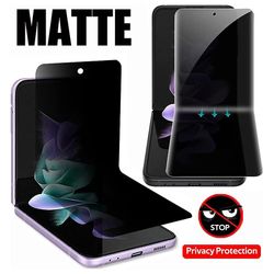 Lisade Z Flip 5 Matte Anti Spy Hydrogel Film Personvern Skjermbeskytter For Samsung Galaxy Z Flip 5-front + Inside for Flip 5 1 Set