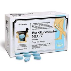 Pharma Nord Pharmanord bio-glucosamin Mega 500mg faner 140