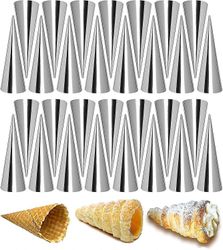 Kermasarvimuotit 5 tuuman suurikokoiset kermasarvimuodot 30 kappaleen pakkaus