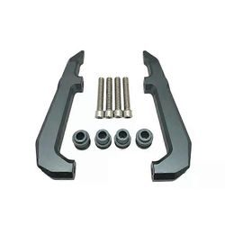 Moottoripyörätarvikkeet Matkustajan käsinoja Takaistuimen käsinoja Koristeellinen ohjaustangon kiinnike Honda GROM MSX125 MSX 125 2022-2023 Titaani