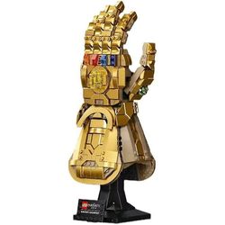 Infinity Gauntlet Set 76191 Thanos-hanske for oppsamling med evighetssteiner, montering av byggeklosser, Avengers gaveidé for voksne og tenåringer,...