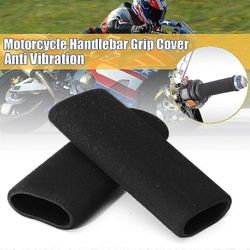 1 pari moottoripyörän moottoripyörän liukastuminen vaahto tärinänestomukavuuden ohjaustangon kahvan kannessa