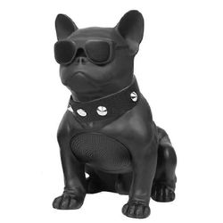 Bulldog langaton Bluetooth-kaiutin kannettava boombox basso 3D-äänenlaatu surround-radio monitoiminen TF-kortti supersubwoofer Ääni-musta