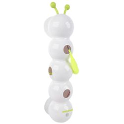 Interaktiivinen toukkien lelu sisäkissoille Realistiset heilutusliike leikkiin Harjoitus sisätiloihin Valkoinen