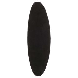 Kulutusta kestävä lehmännahkatyyny luuttuun liukumattomalle soittimille, kevyt ja helppo säilyttää kitkatukityyny Musta 29X9X0.15CM