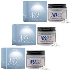 2025 62 Counts fluorittomia hammastahnatabletteja matkaystävälliseen luonnolliseen suunhoitoon aikuisille teini-ikäisille 3pcs