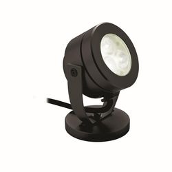 Firstlight Lighting Vandtæt LED 3 Lys væg &spike spot sort IP68