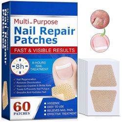 Nagelreparationsplåster, nagelsvampbehandlingar, delad nagelreparation, vattentät och andningsbar fotvård 120pcs