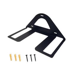 Pöytätennismailan pidike, pingispallon pidike - Pöytätennismailan esittelyteline pallotelineellä Musta