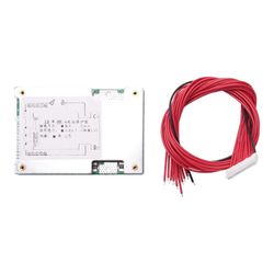 13S 48V 30A Li- Lipolymeeriparistojen suojalevy BMS-piirilevy tasapainojäähdytyselementillä sähköpyörälle E Hopeanvihreä