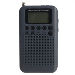 Bærbar Digital Fm Am Radio Lcd 2 bands Stereo Mini Receiver Off-road Entusiaster Jogging
