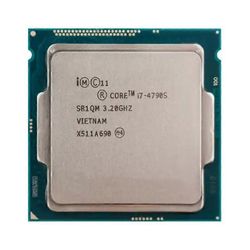 Core i7-4790S -suoritin - kanta LGA 1150 4 ydintä, 8 säiettä, 3,2 GHz, 8 Mt, L3-välimuisti, 65 W.