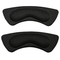 Liltop Sticky Stof Svamp Sko Back Heel insoles Pads Lineær Fod Beskyttelse Sort