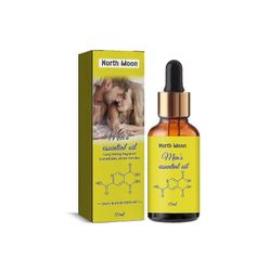 unbrand North Moon Pheromone Body Essential Oil Luonnollinen raikas vartalon tuoksu miesten ja naisten hajuveden eteerinen öljy Keltainen 10 ml