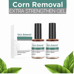 2kpl Maissin ja kovettumien poistoaine Gel Jalkojen kovettumisen poistohoito Kovan ihon pedikyyri