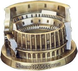 Askbricka Rome Colosseum Ashtray Cigarett Askfat för inomhus utomhus askhållare för rökare gåva för män