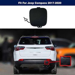 Puskurin hinauskoukun kansi Takapuskurin hinauskoukku Silmäsuojuksen kansi vuosille 2017-2021 Jeep Compass 5UP67RXFAB black