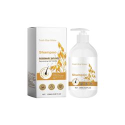 Fermentoitu riisivesishampoo biotiinin kofeiinilla edistää hiusten vahvistamista paksummaksi kaikille hiustyypeille 100ml Valkoinen