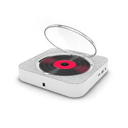 Portable Cd Player Bluetooth-højttaler stereo cd-afspillere led skærm væg monterbar cd-musikafspiller med Ir Fjernbetjening Fm Radio