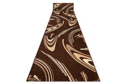 RugsX Runner HEAT-SET FRYZ KAFFE brun 70 cm 70x1200 cm