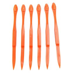 6kpl Easy Orange Citrus Peeler oranssinvärisenä keittiötyökalu-rx Oranssi