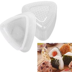 Estone 2pcs Trekant Sushi Mold Onigiri Rice Ball Press Maker Diy Bento Køkken Tilbehør