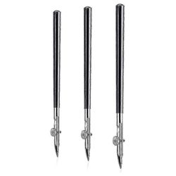 3 kokoa Art Ruling -kynäsetti, 3 pakkausta ristikkäin saranoitu hieno viiva peittävä nestekynä, suoraviivainen kynä