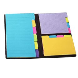 6 Farveindeks memo Pad Scheduler Papir Sticky Notes En typografi