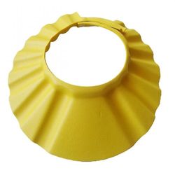 Shampoo Cap Holdbar Baby Shower Sun Hat Justerbar Baby Shower Eye Protection Baby Vandtæt Shampoo Hår Guard gul