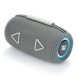 T&G 3d stereo subwoofer Bluetooth høyttaler Tg-657 Grå