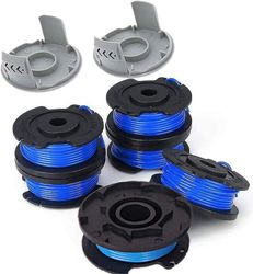 Linkrunning 8 pakker 0,065 tommer line trimmer udskiftning spole til Ryobi 18v 24v 40v passer til Ryobi One + AC14RL3A, 11ft trådløs line trimmer, ...
