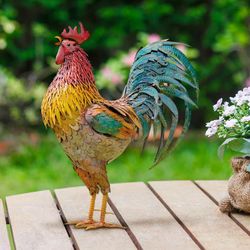 Metallikukon koristelu Koristeet Puutarhan koristeet Pihakoristeet-dwdz Monivärinen