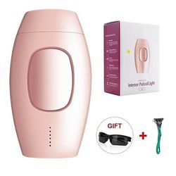 Ebox Permanent ipl epilator laser til kvinder elektrisk foto smertefri 600.000 flash Pink