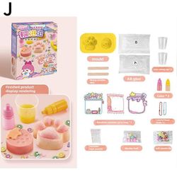 Tee-se-itse-puristuslelusetit, tee omat squishyesi, eläinten mini-squishy-lelut Lumiukko