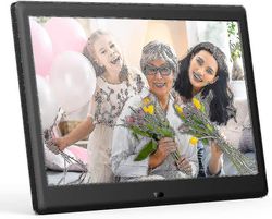 7 tommers digital bilderamme - oppgradert digital fotoramme med (16:9) hd ips