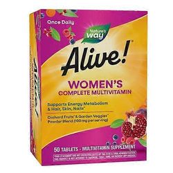 Nature's Way Luonnon tapa elää! Women's Energy Complete Multivitamin, 50 count (1 kpl pakkaus)
