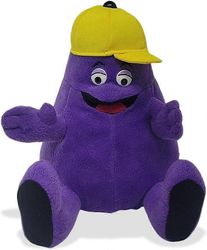 Heyone Irvistys Ravista Keltainen hattu Hampurilainen Busters Ravista pehmot Pehmo Lelu Pehmo Pehmo Pehmo Pehmolelu Nukke Pikkulapset Lelut (violet...