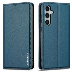 LC.IMEEKE L1 -sarja Samsung Galaxy S24 Case PU nahkaiselle lompakkojalustalle suojaava puhelimen kansi Monivärinen Style C
