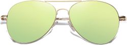 Klassisk Aviator solbriller til kvinder Mænd Vintage Retro Metal Shades Sj1030 1pcs